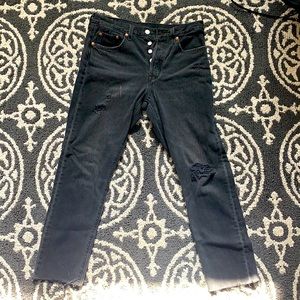 Black Levi’s 501 jeans size 28